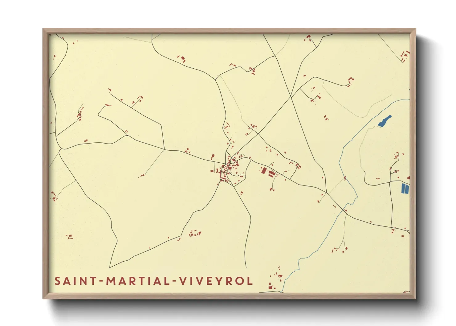 Un poster carteSaint-Martial-Viveyrol