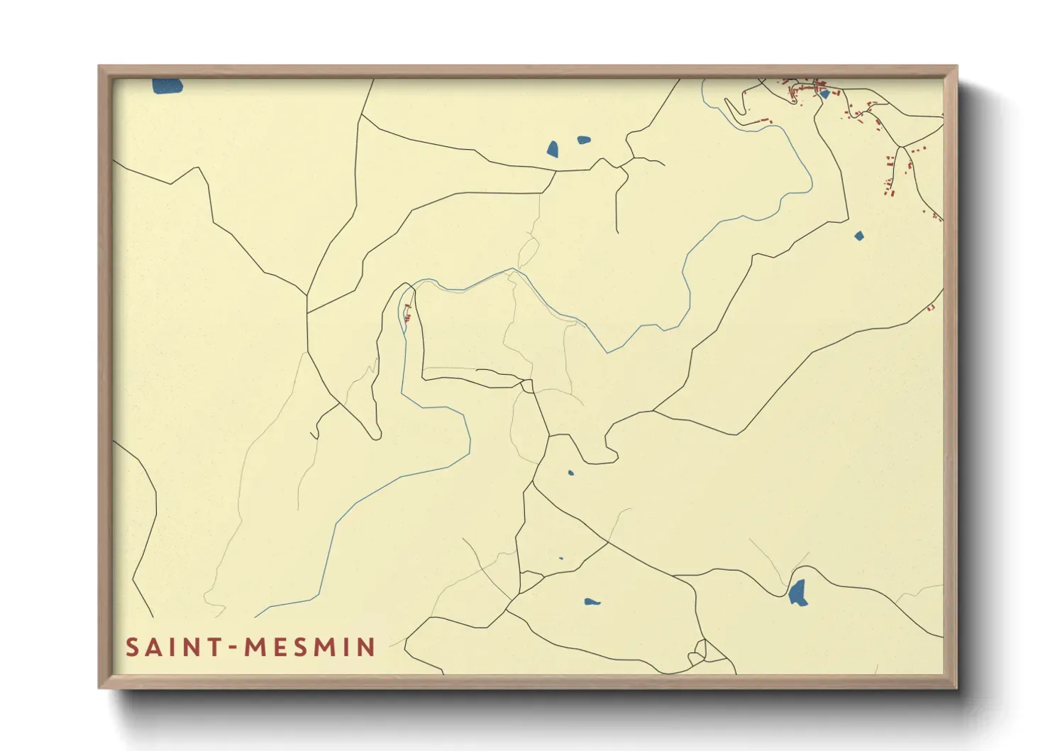 Un poster carteSaint-Mesmin