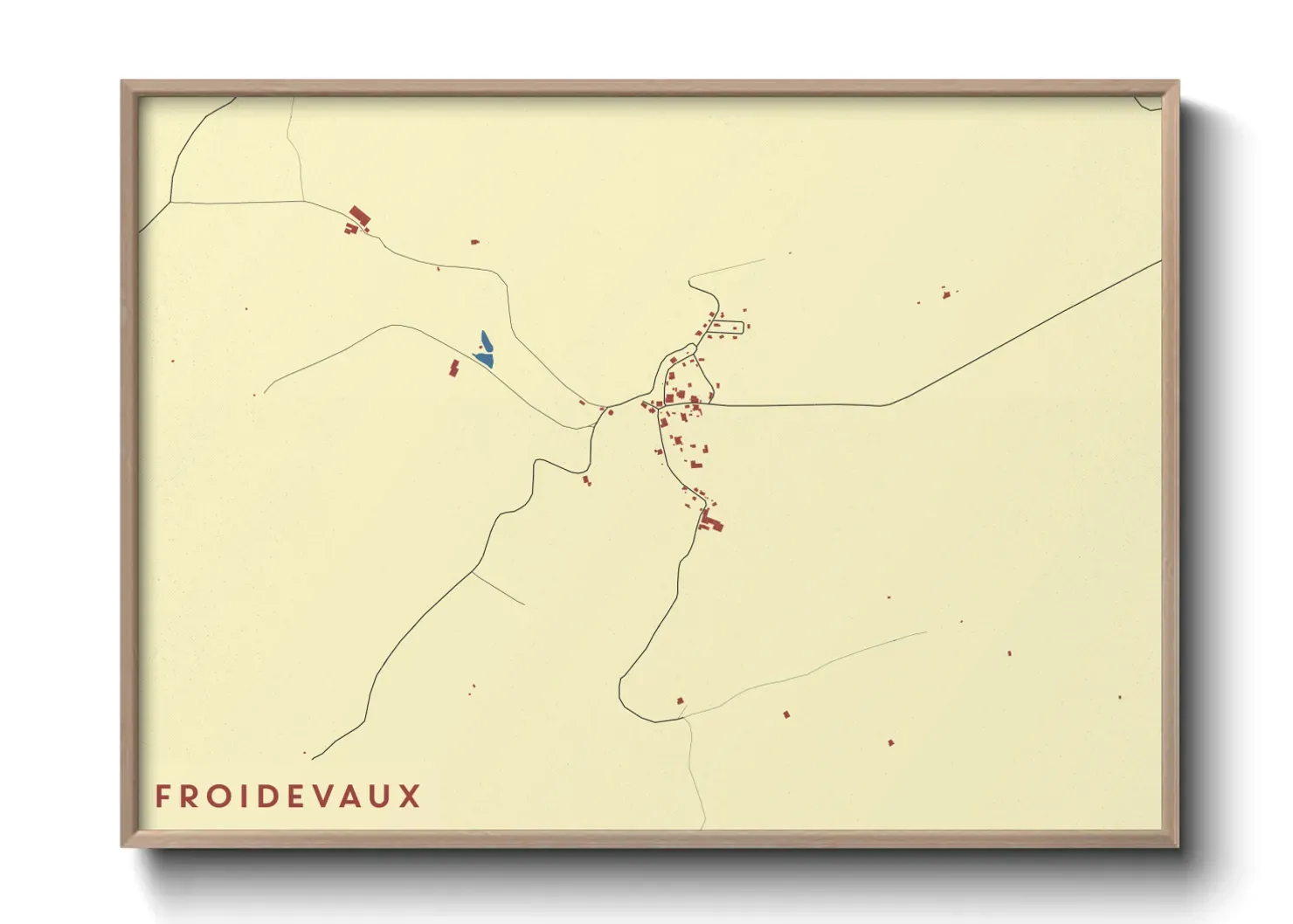 Un poster carteFroidevaux