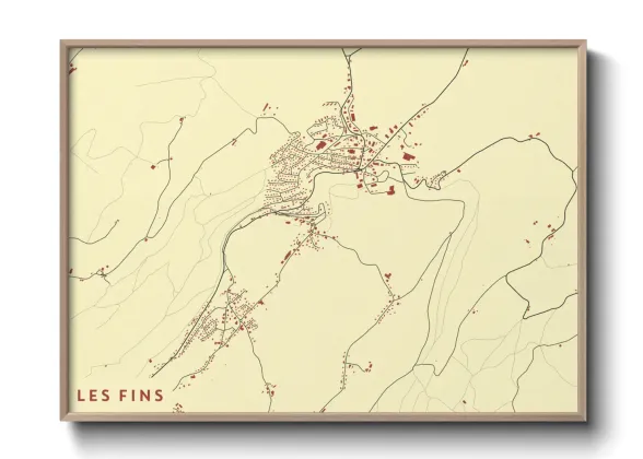 Une affiche de carte sur Les Fins