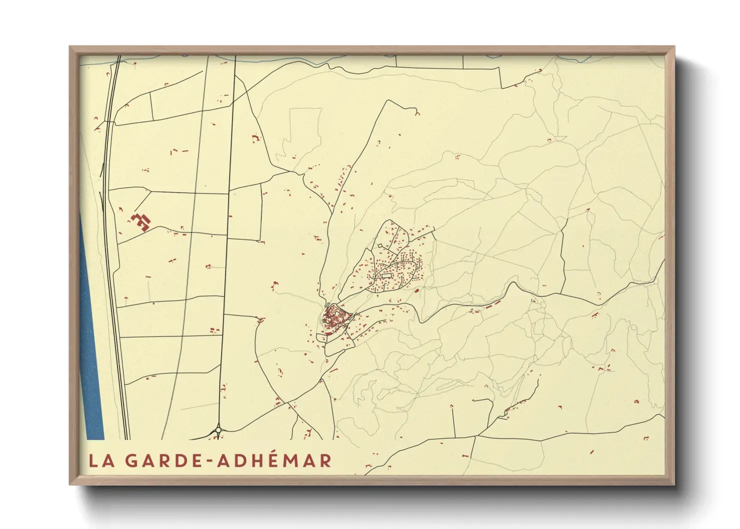 Un poster carteLa Garde-Adhémar