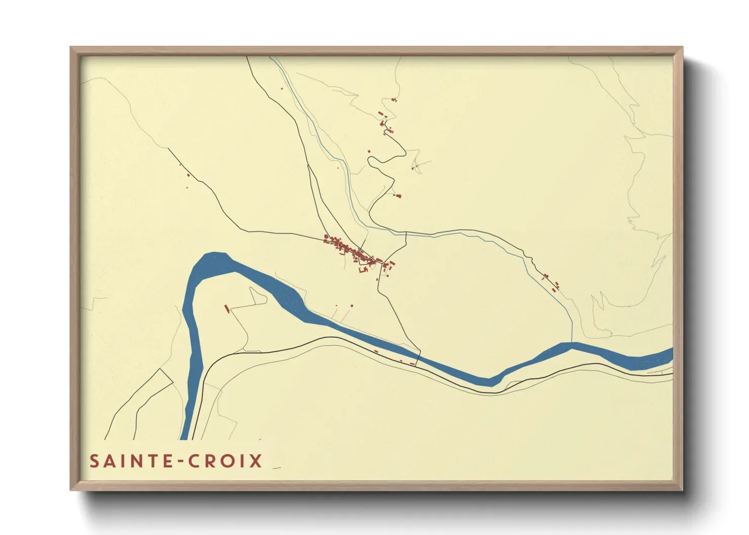 Un poster carteSainte-Croix