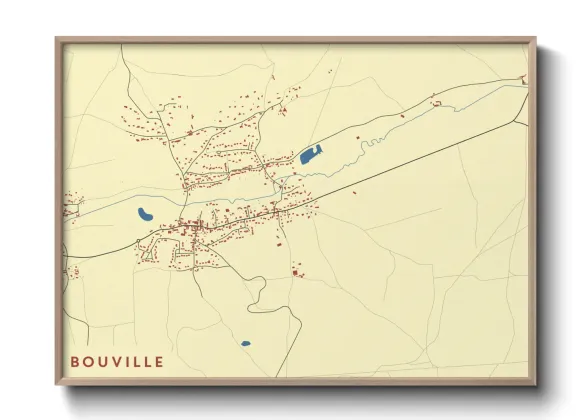 Une affiche de carte sur Bouville