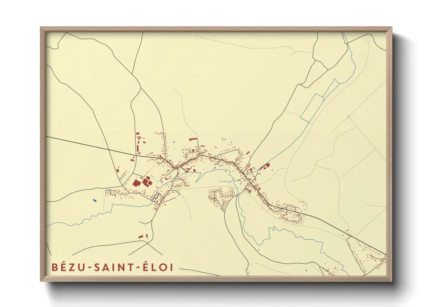 Un poster carteBézu-Saint-Éloi