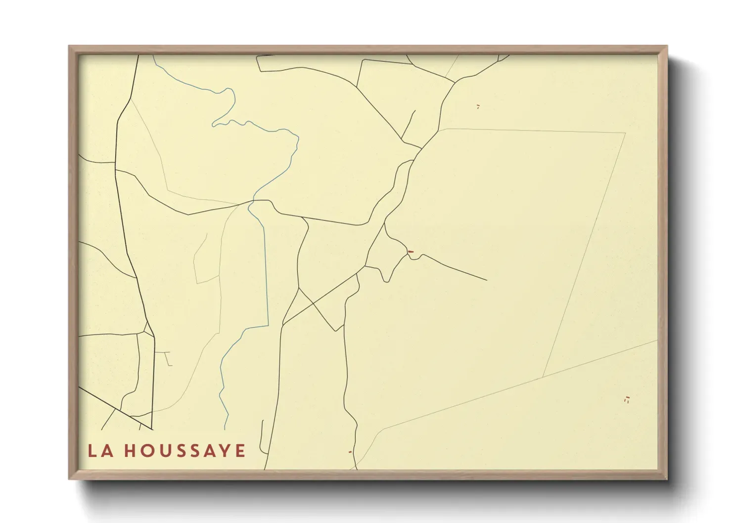 Un poster carteLa Houssaye
