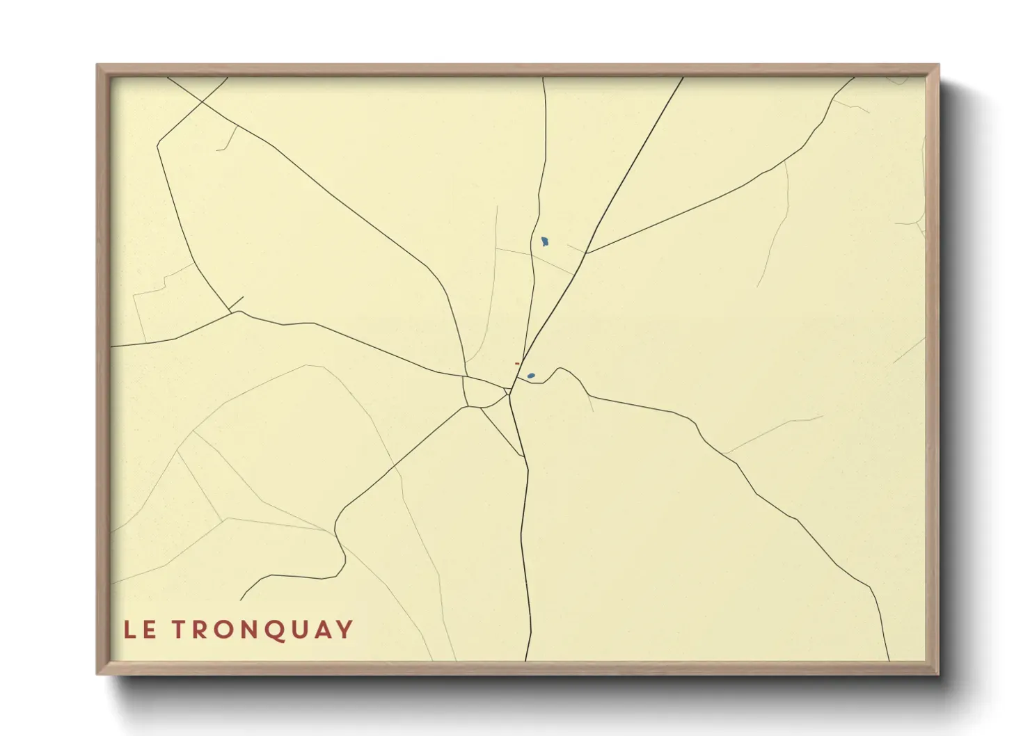 Un poster carteLe Tronquay