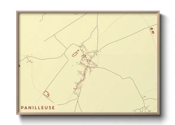Une affiche de carte sur Panilleuse