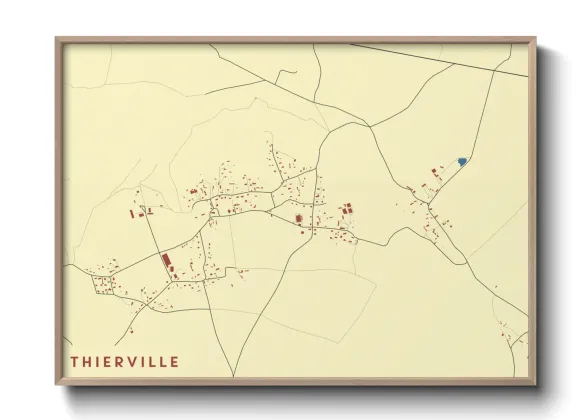 Une affiche de carte sur Thierville