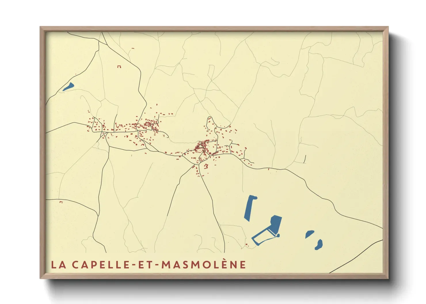 Un poster carteLa Capelle-et-Masmolène