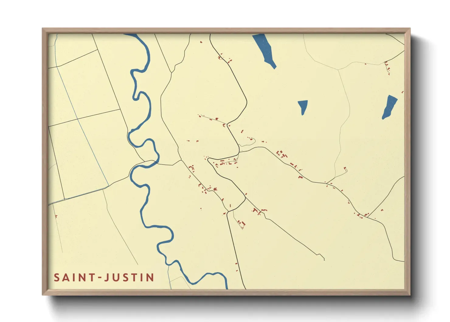 Un poster carteSaint-Justin