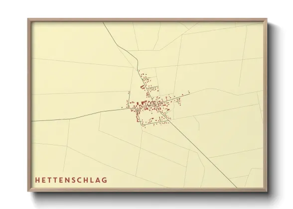 Une affiche de carte sur Hettenschlag
