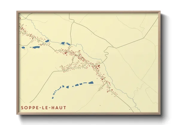 Une affiche de carte sur Soppe-le-Haut