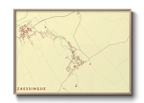Une affiche de carte sur Zaessingue