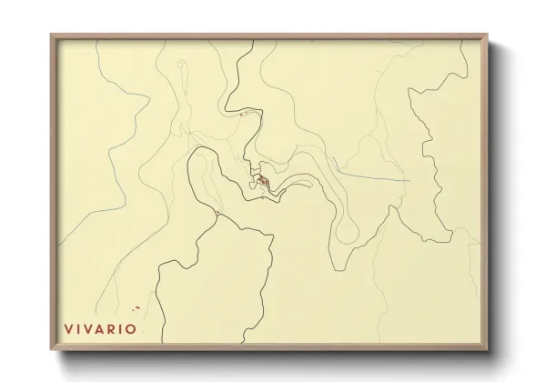 Une affiche de carte sur Vivario
