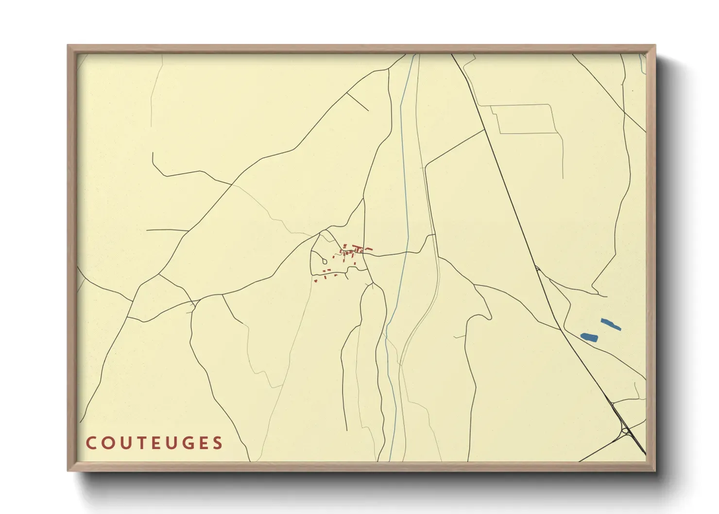 Un poster carteCouteuges