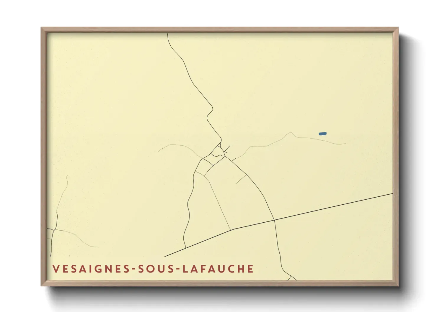 Un poster carteVesaignes-sous-Lafauche