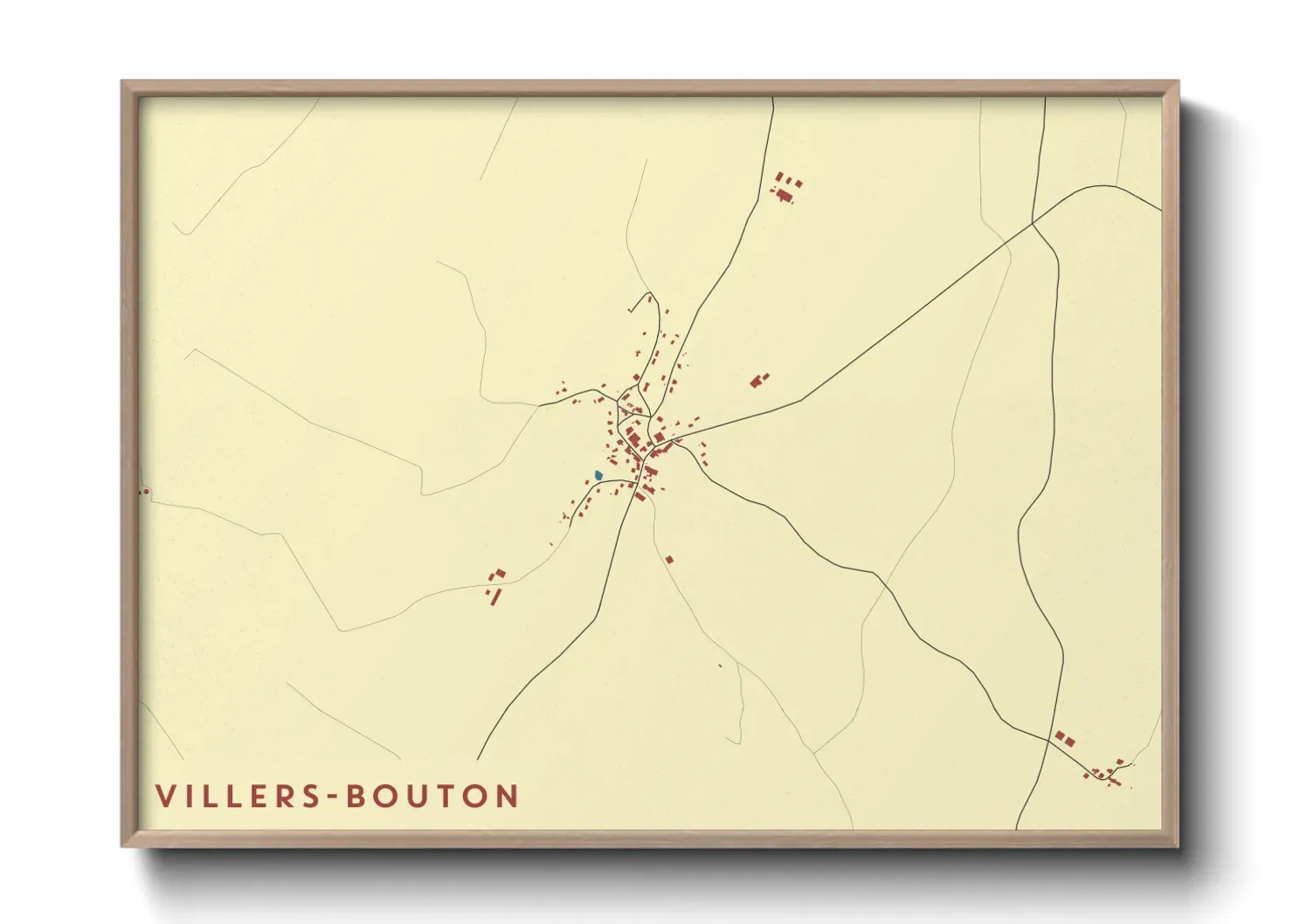 Un poster carteVillers-Bouton