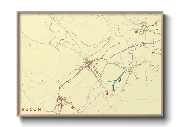 Une affiche de carte sur Aucun