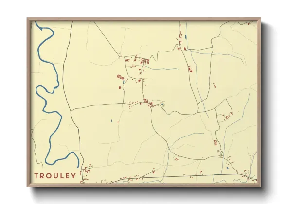 Une affiche de carte sur Trouley