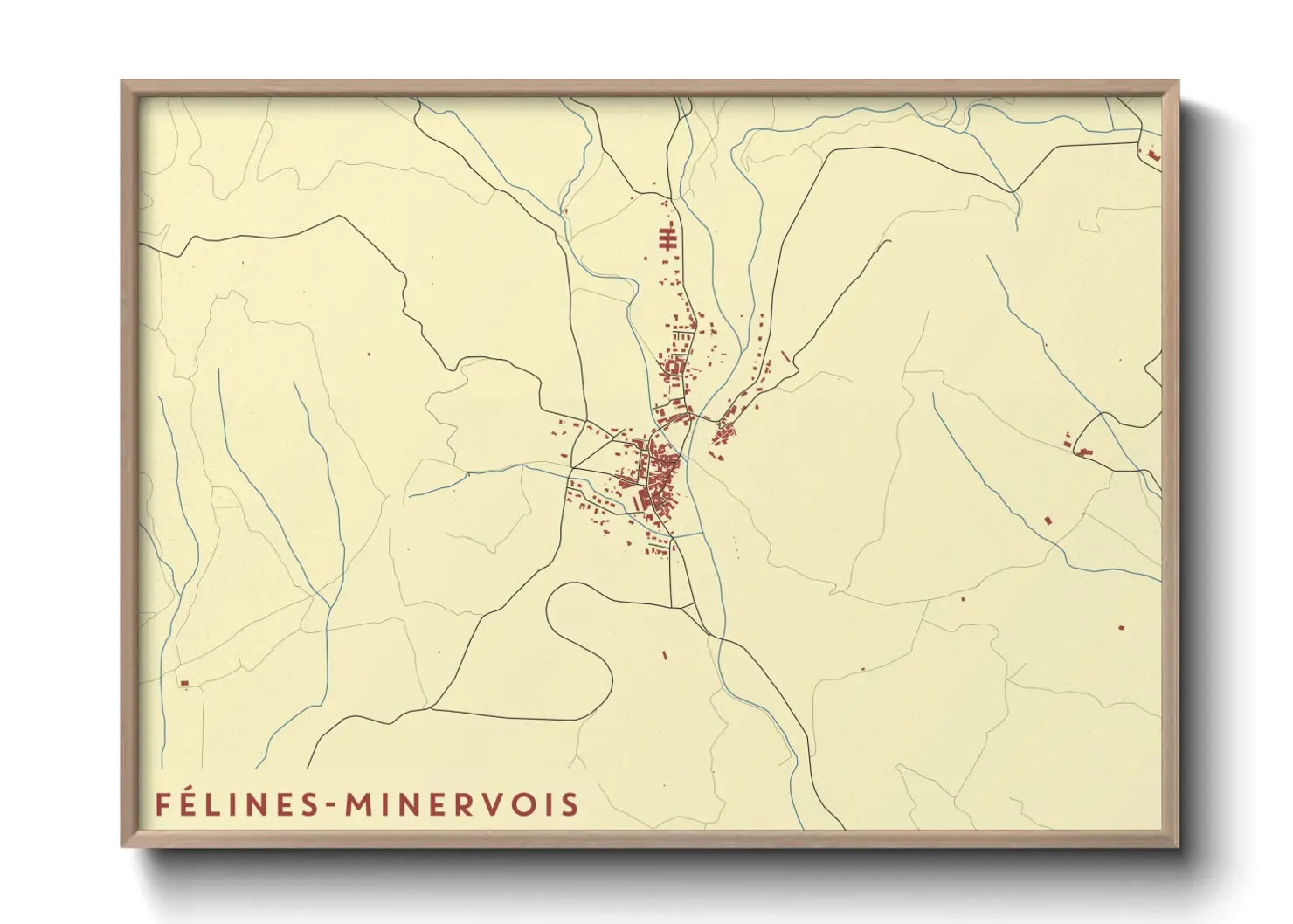 Un poster carteFélines-Minervois