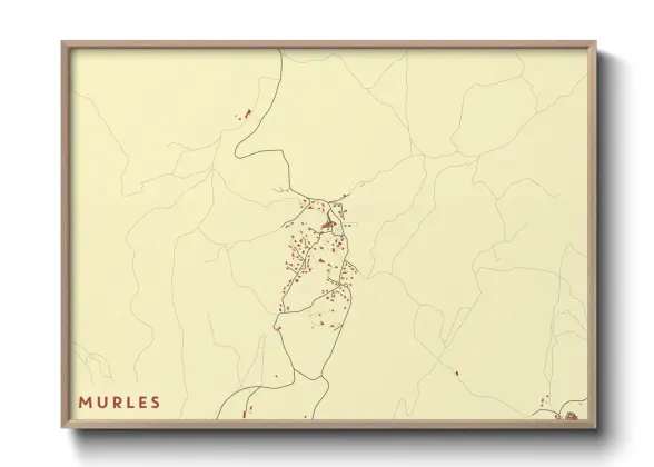 Une affiche de carte sur Murles