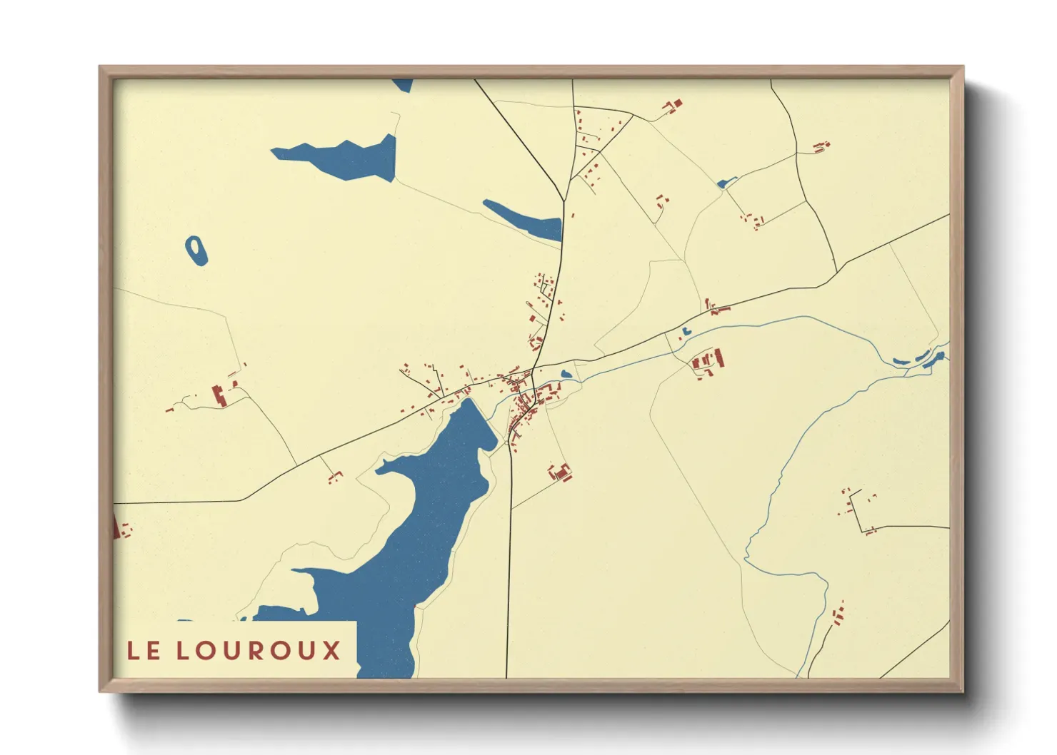 Un poster carteLe Louroux
