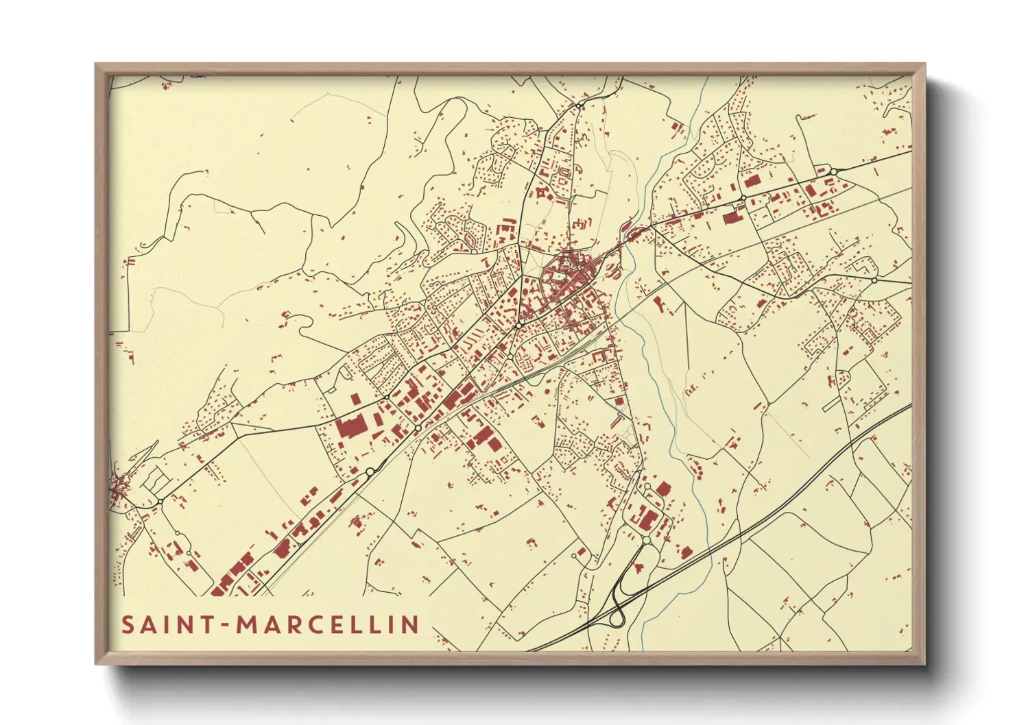 Un poster carteSaint-Marcellin