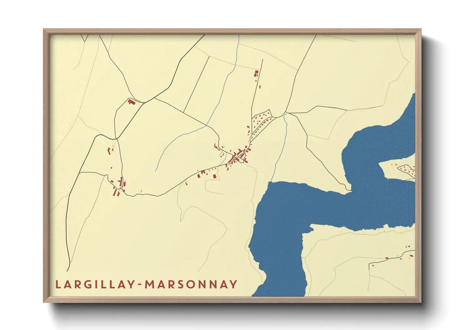 Un poster carteLargillay-Marsonnay
