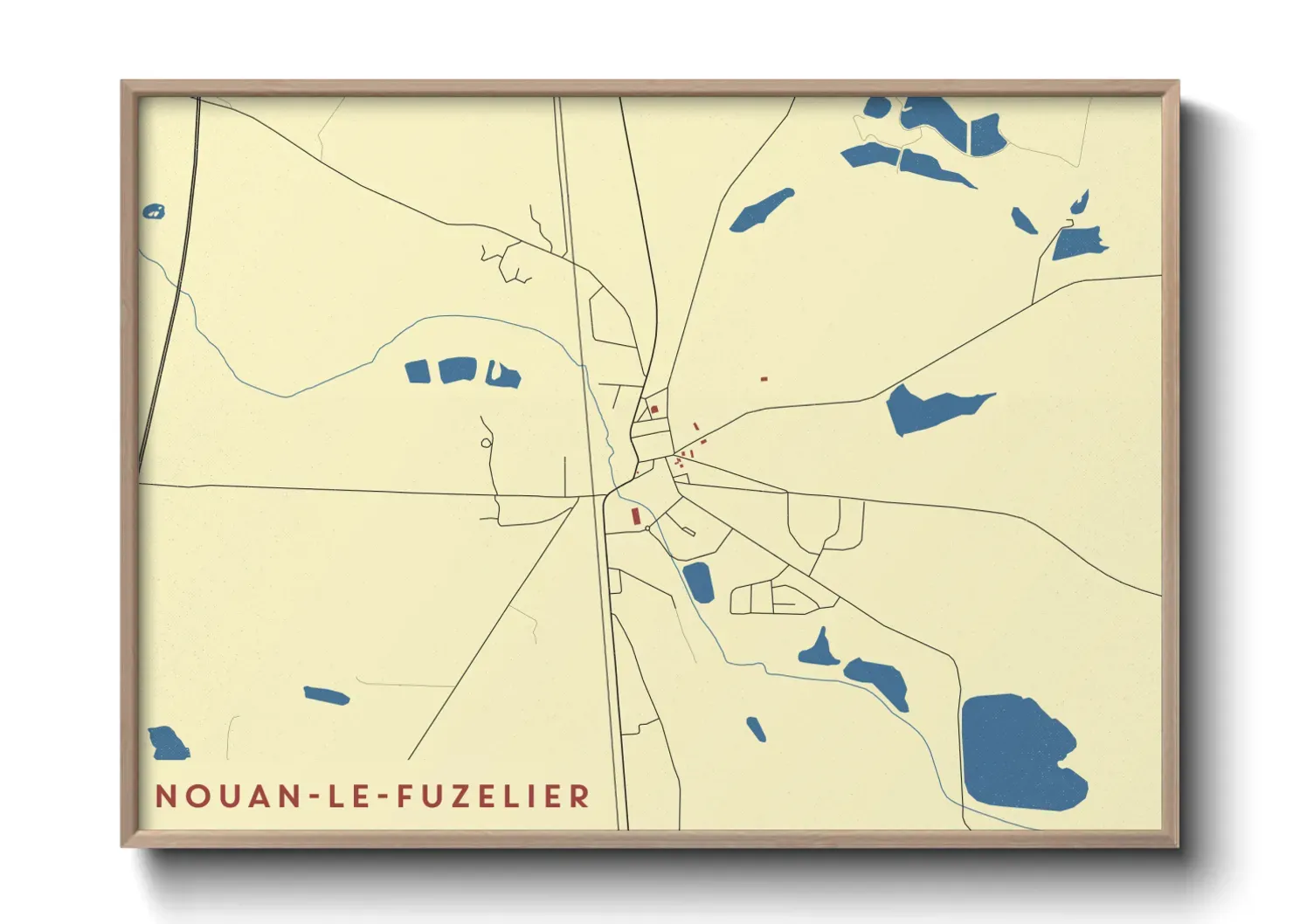 Un poster carteNouan-le-Fuzelier