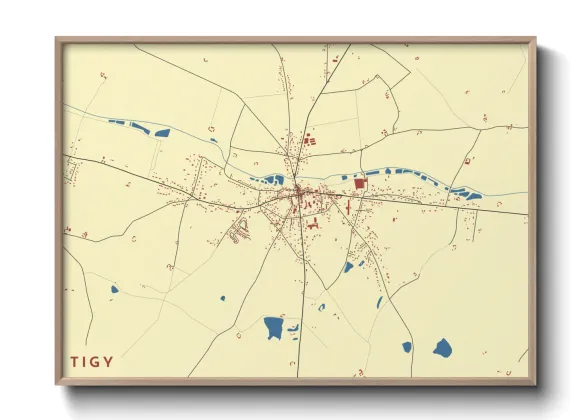 Une affiche de carte sur Tigy