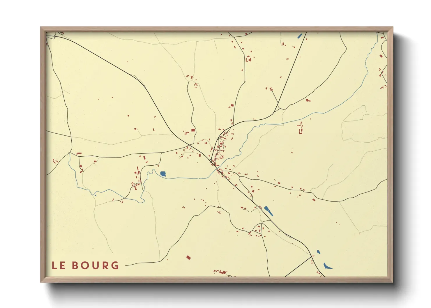Un poster carteLe Bourg