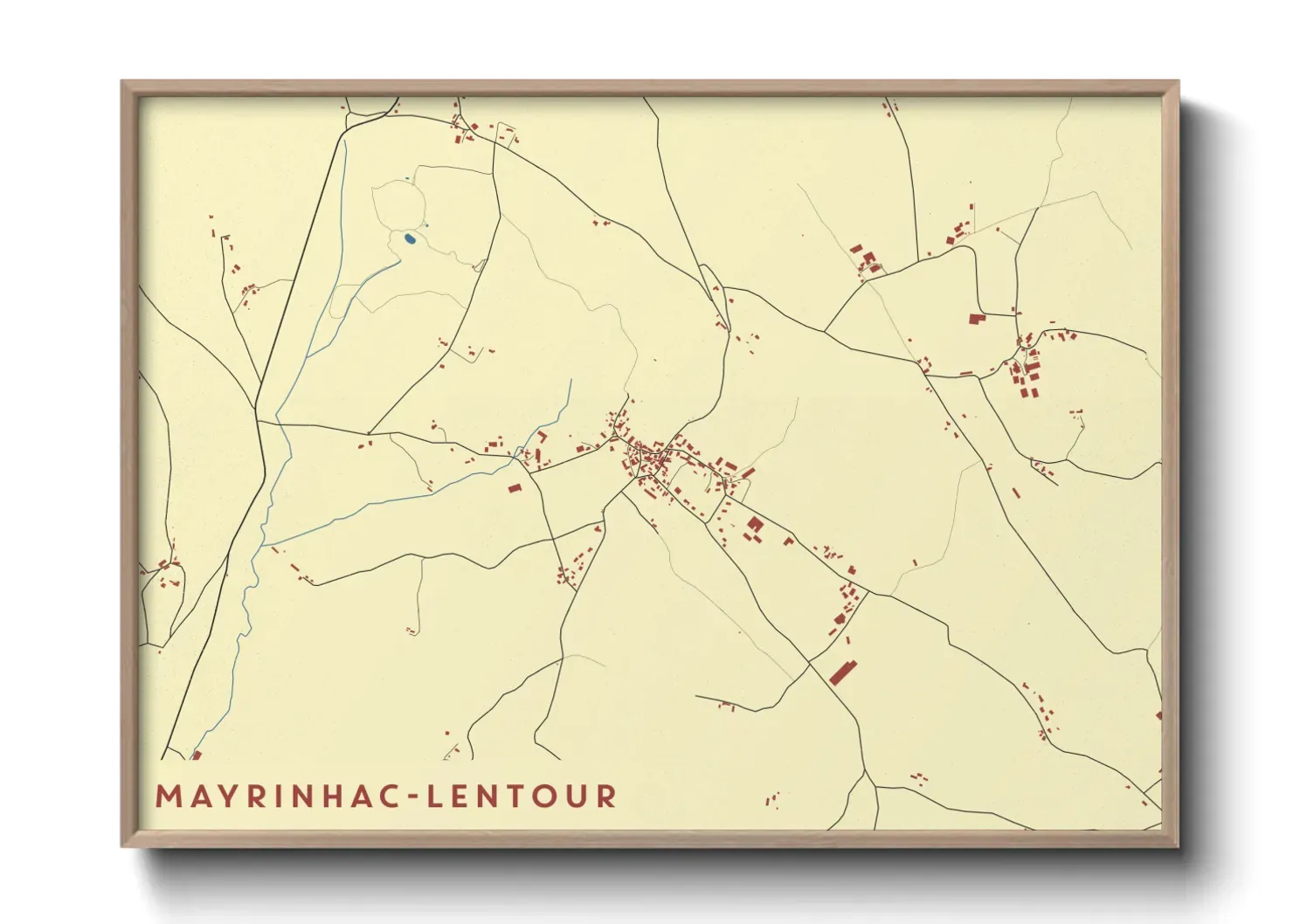 Un poster carteMayrinhac-Lentour