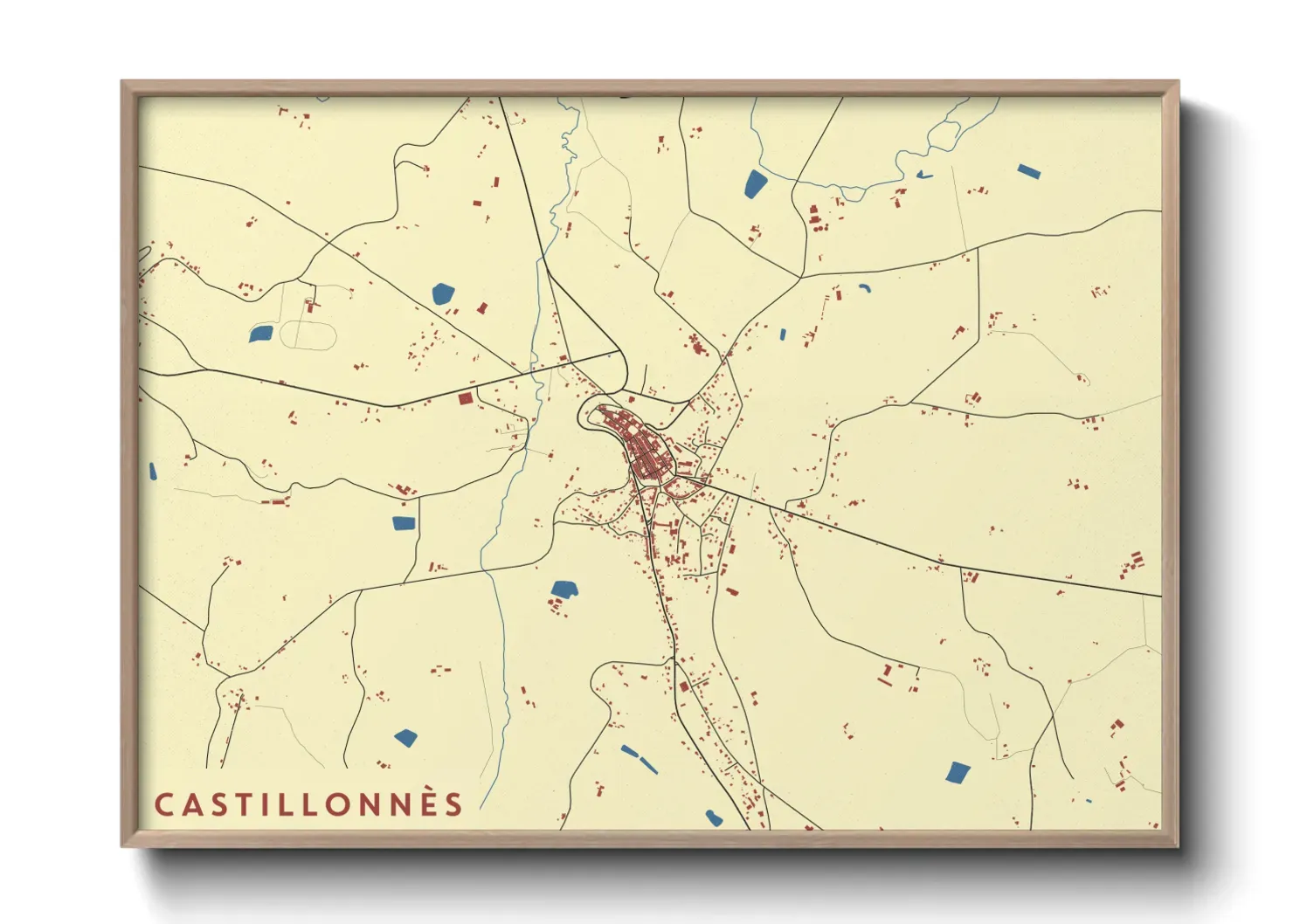 Un poster carteCastillonnès