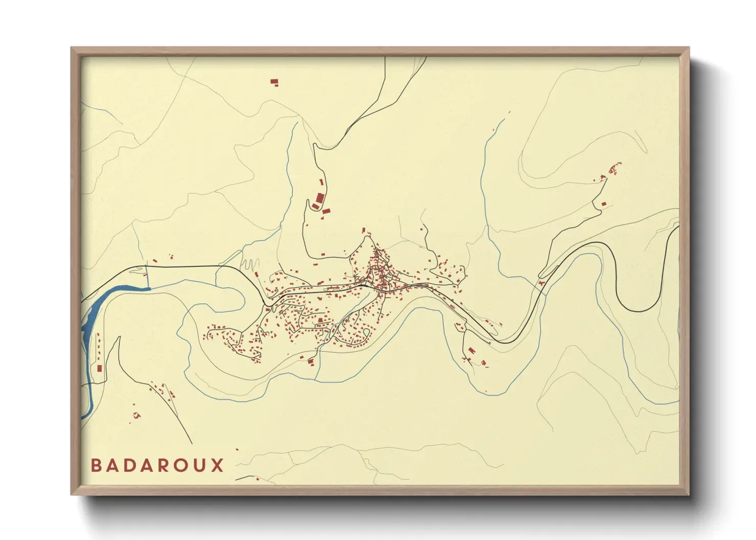 Un poster carteBadaroux