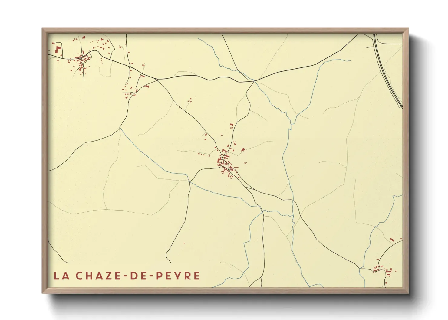 Un poster carteLa Chaze-de-Peyre