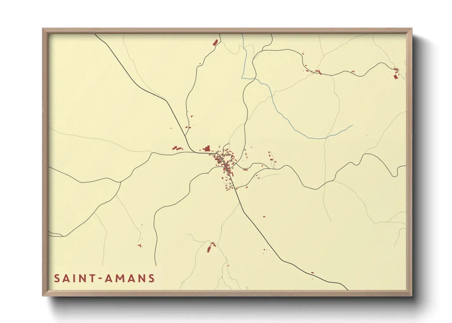 Un poster carteSaint-Amans