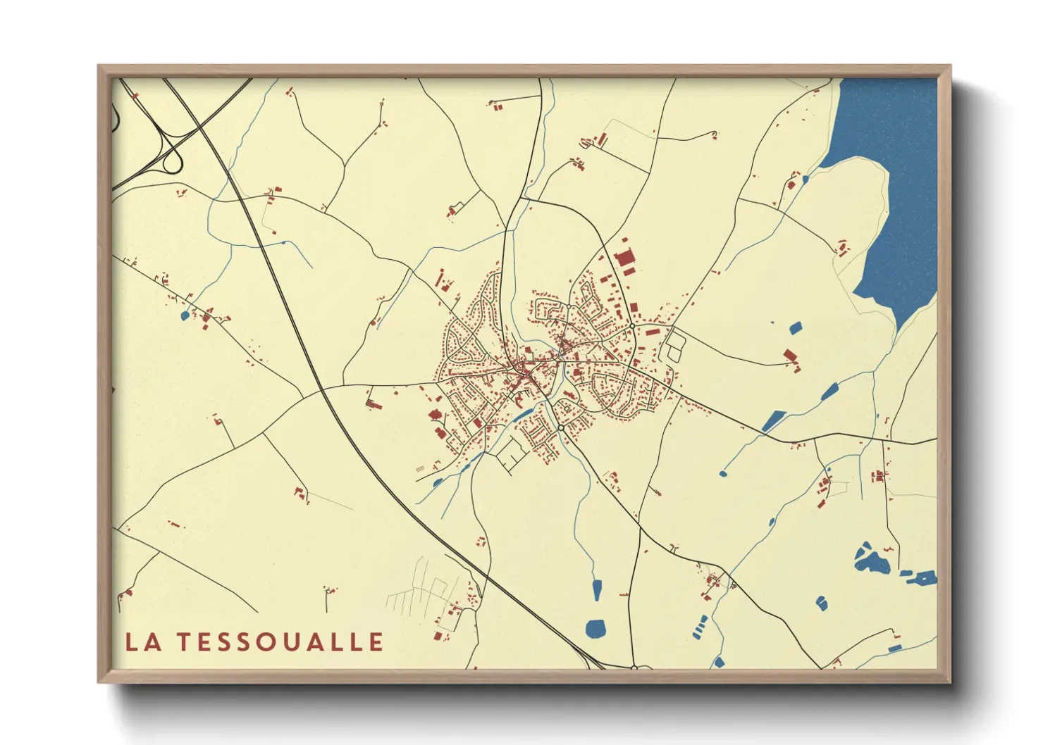 Un poster carteLa Tessoualle
