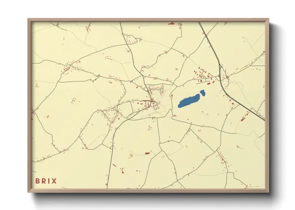 Une affiche de carte sur Brix