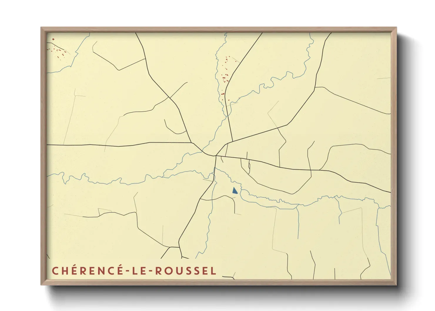 Un poster carteChérencé-le-Roussel