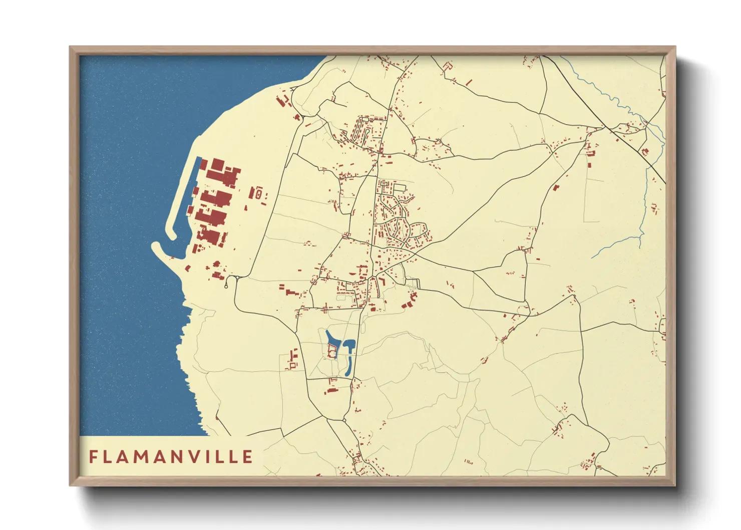 Un poster carteFlamanville