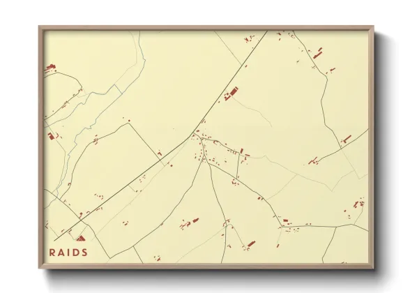 Une affiche de carte sur Raids