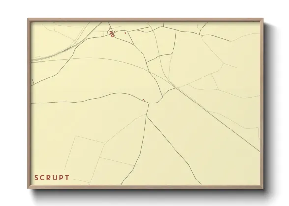 Une affiche de carte sur Scrupt