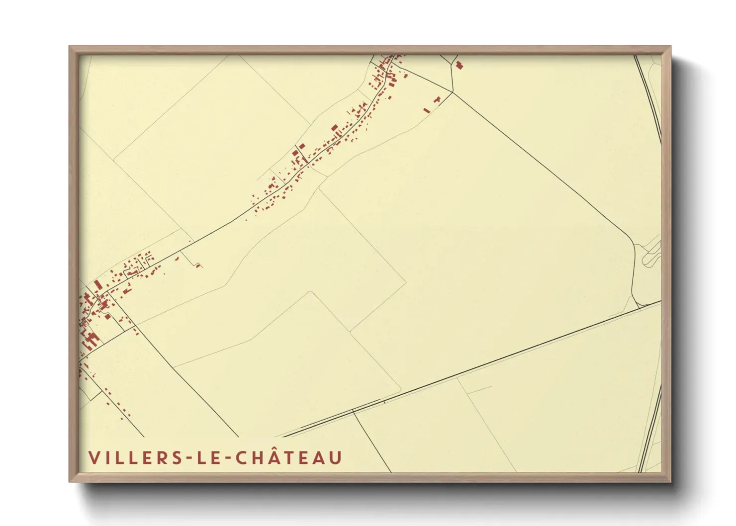 Un poster carteVillers-le-Château