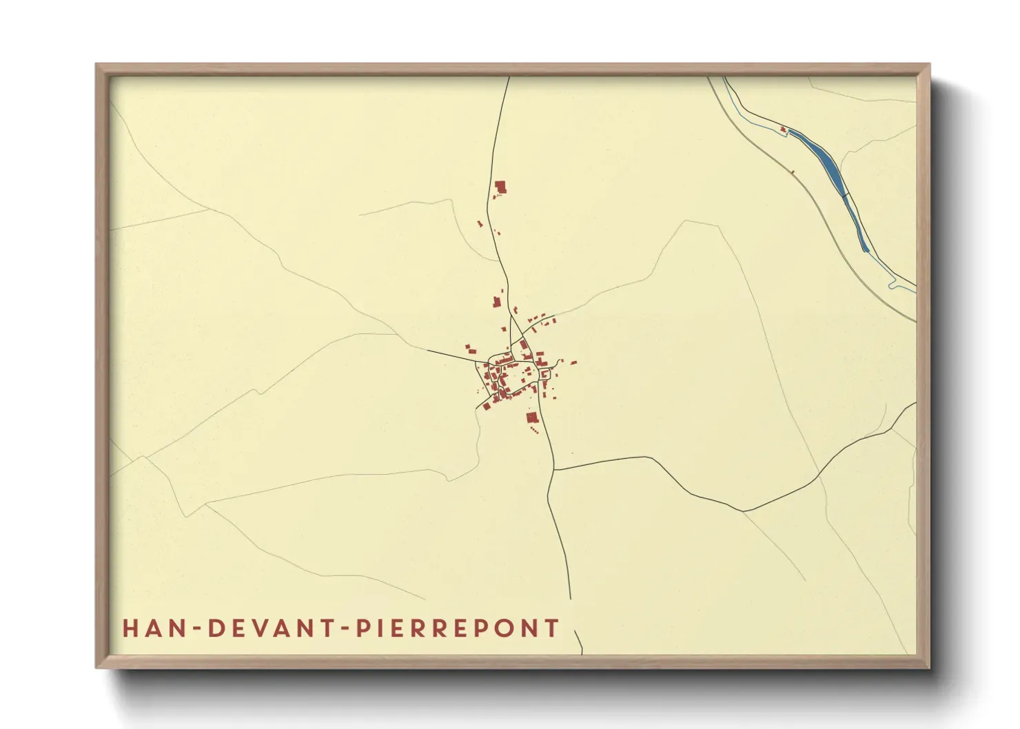 Un poster carteHan-devant-Pierrepont