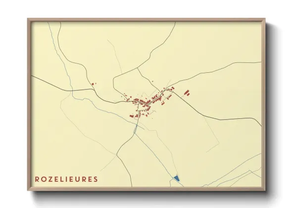 Une affiche de carte sur Rozelieures