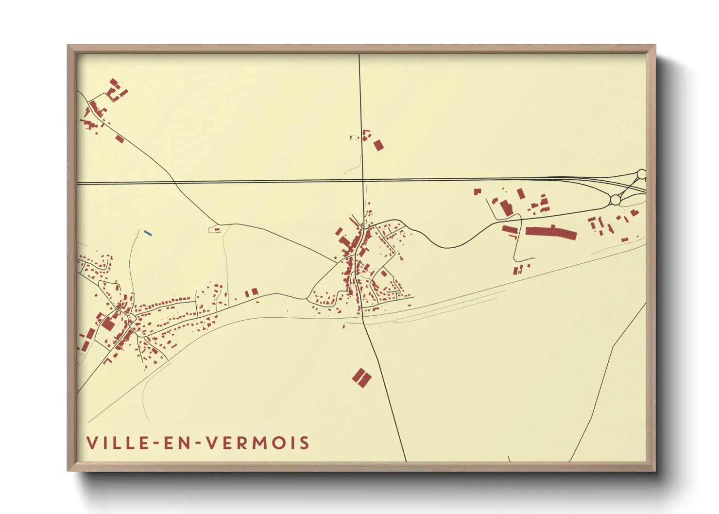 Un poster carteVille-en-Vermois