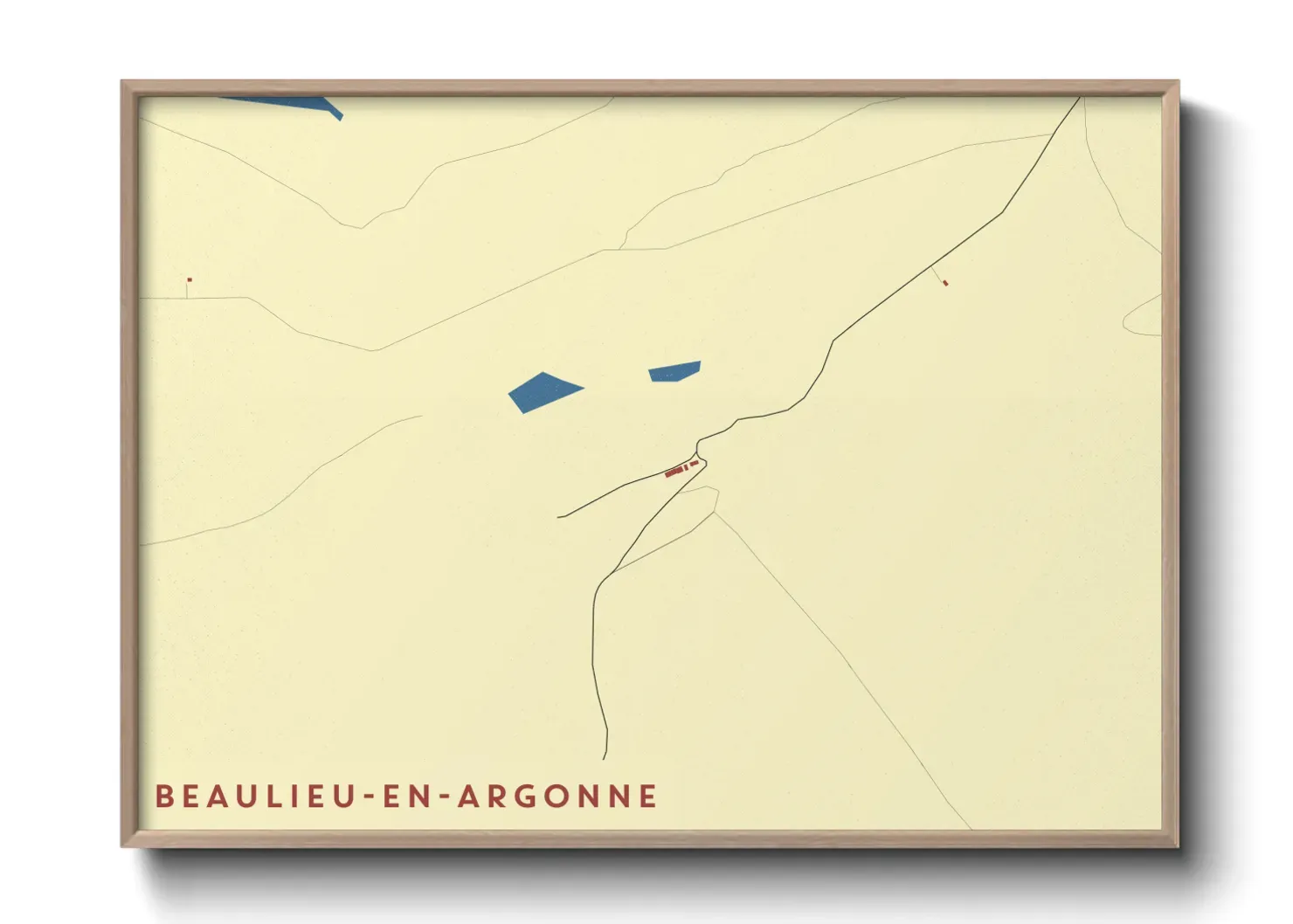Un poster carteBeaulieu-en-Argonne