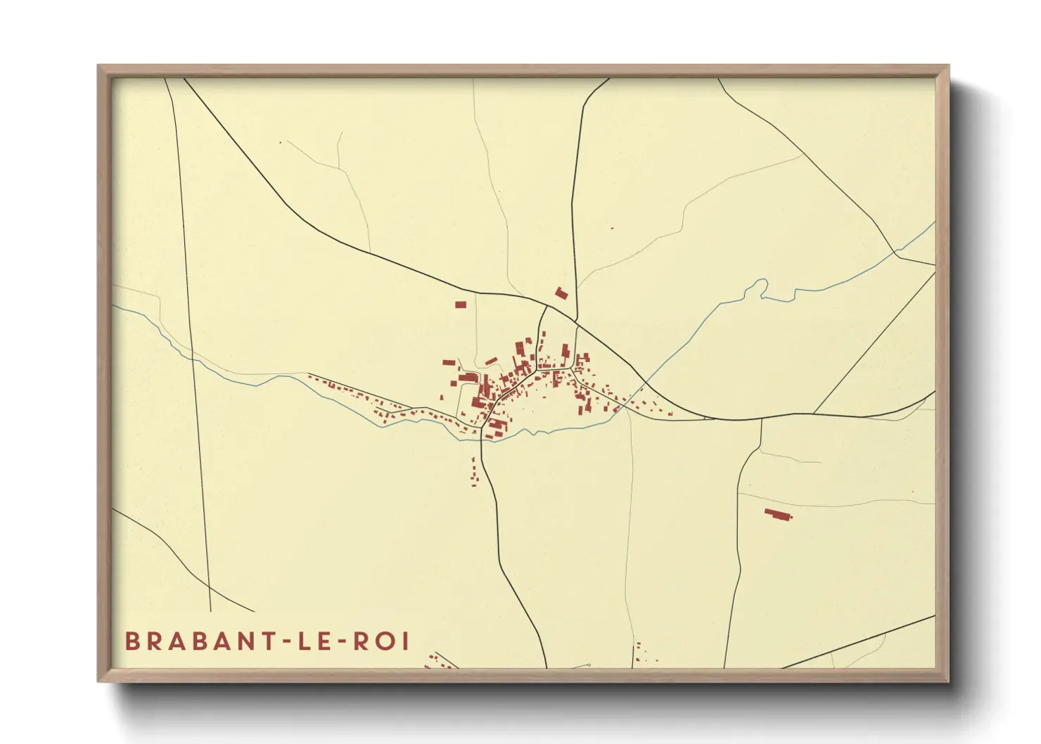 Un poster carteBrabant-le-Roi