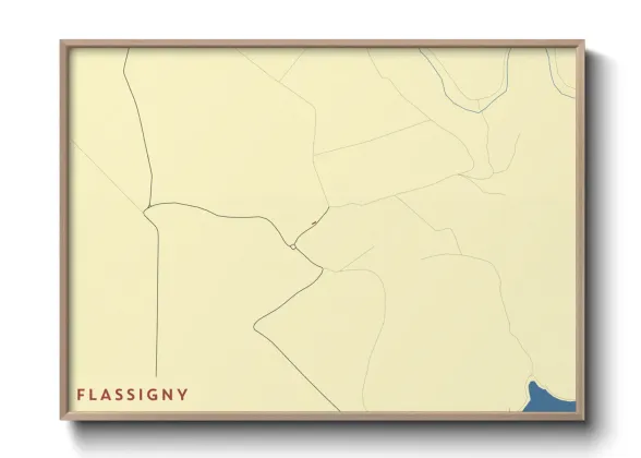Une affiche de carte sur Flassigny
