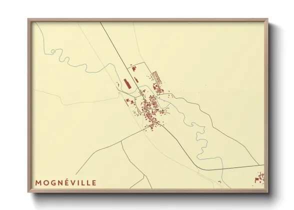 Une affiche de carte sur Mognéville